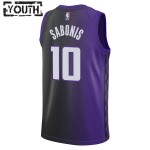 Sacramento Kings Trikot Domantas Sabonis Jordan 2023-24 Statement Edition Lila Swingman - Kinder